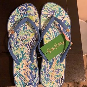 Lilly Pulitzer Flip flops